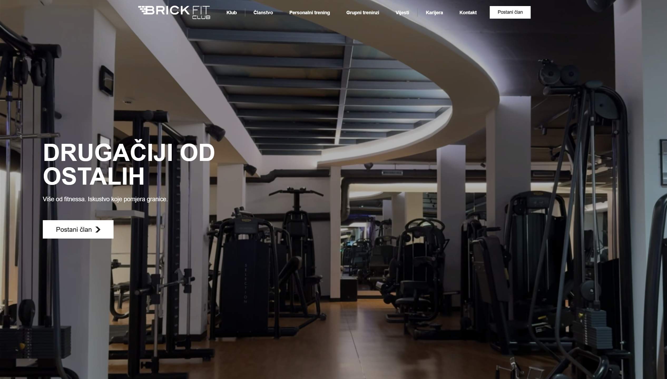 Nova web stranica za "Brick Fit Klub"